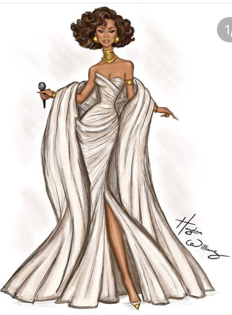 Whitney Houston Fashion, Jerrica Benton, Textiles Ideas, Fashion Sketchbook Inspiration, Vintage Fashion Sketches, Heavenly Birthday, Happy Heavenly Birthday, Moda Aesthetic, Fashion Dream Job