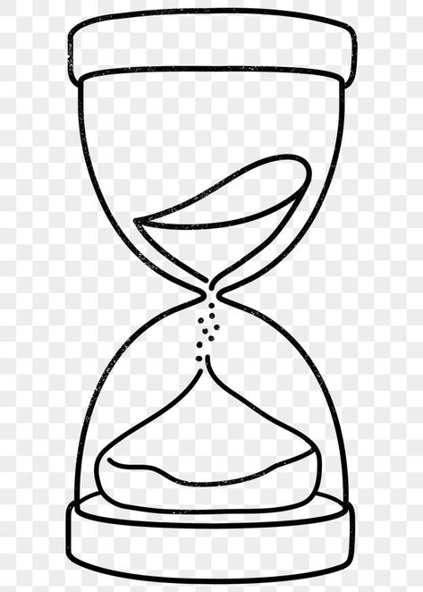 Hourglass Drawing, Time Clipart, Clock Drawings, Art Final, Sand Clock, Png Illustration, Drawing Png, Sand Timers, Painting Rocks