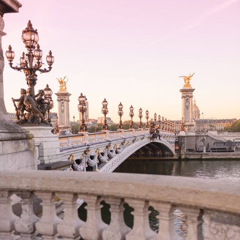 Paris Bridge, Paris Shooting, Spring In Paris, Plaza Athenee, Pont Alexandre Iii, Paris Pictures, Paris Hotels, Wonderful Images, Shades Of Pink