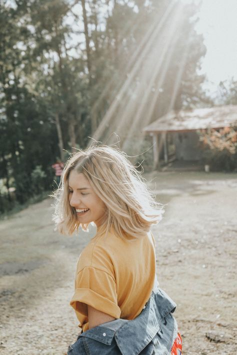 The Wind, Her Hair, A Woman, Walking, Sun, Road, Hair