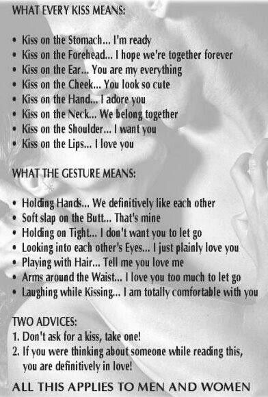 What every kiss means When You Kiss Me In My Neck, What Do Kisses Mean, Kisses Meaning Types Of Different, Types Of Kisses And Their Meanings, What Each Kiss Means, Rainbow Kiss Meaning, What Different Kisses Mean, Types Of Kisses Meaning, Different Kinds Of Kisses