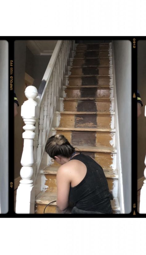 Project: Hallway Makeover – Emerald Terrace Turquoise Hallway Ideas, Small Victorian Terrace Hallway, Small Landing Ideas Upstairs Decor, 1930s Staircase, 1930 Hallway, 1930s Hallway Ideas, 1930s Hallway, Victorian Entrance Hall, Victorian Hallway Ideas