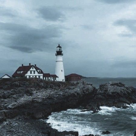 Gothic Sea Aesthetic, Foggy Lighthouse Aesthetic, Isolated Beach House, Haunted Lighthouse Aesthetic, Gothic Ocean Aesthetic, Light House Aesthetic Dark, Dark New England Aesthetic, Dark Seaside Aesthetic, Coastal Town Aesthetic Dark