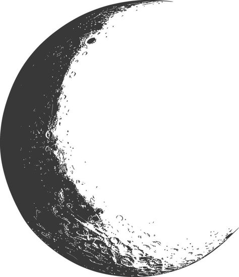 AI generated Silhouette Crescent Moon black color only Moon Symbol Aesthetic, Horror Graphic Design, Crescent Moon Illustration, Moon Graphic Design, Scary Moon, Moon Outline, Portrait Collage, Moon Graphic, Moon Black