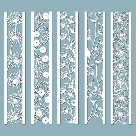 Paper Projects Diy, Laser Cut Panels, Scrapbook Flowers, Paper Craft Ideas, Leaves Illustration, Diy Projects For Beginners, Laser Cut Patterns, Orchid Flowers, Affinity Designer