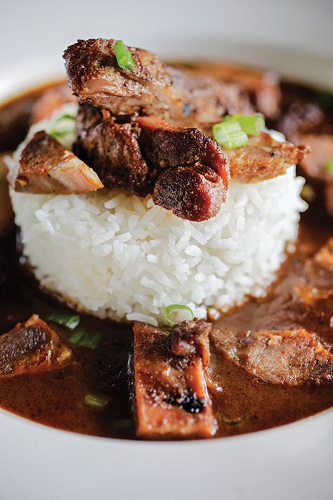 Smoked Duck Gumbo Duck Gumbo, Louisiana Gumbo, Smoked Duck, New Orleans Recipes, Classic Appetizers, Gumbo Recipe, Louisiana Recipes, Duck Recipes, Andouille Sausage