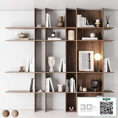 Rack 01 Furniture Magazine, Open Living Room Design, Floor Furniture, Books Decor, Lamp 3d, Bathroom Accessories Set, Shelving Design, Home Library Design, Bookshelf Design