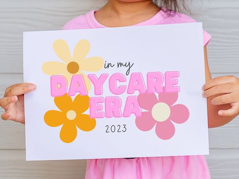 "Daycare sign - First Day of School sign - First Day of Daycare sign - Daycare sign - 2023 This product is an instant, digital download. NO PHYSICAL ITEM WILL BE SHIPPED. Download, save and print this sign to use as a photo prop to commemorate your child's special day/era! TO ORDER: 1) Purchase the listing. 2) Etsy will confirm your payment. 3) Once your payment is confirmed (may take a few minutes), you will see the link to download your purchased files. Save the files to your computer by click First Day Of Daycare Sign, First Day Of Daycare, Daycare Signs, First Day Of School Sign, School Signs, Printable Signs, First Day Of School, Photo Prop, Instant Download Etsy