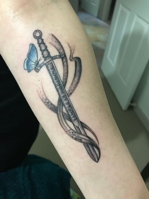 Excalibur Tattoo, Merlin Tattoo, Taz Tattoo, Fandom Tattoos, Gay Tattoo, Pride Tattoo, Nerd Tattoo, Literary Tattoos, Fantasy Tattoos