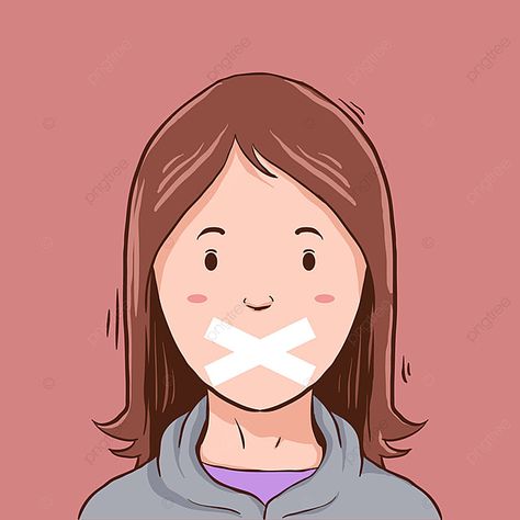 Tape Face, Quiet Person, Human Vector, Person Icon, Cute Vector, Orange Background, Geometric Background, Free Hd Wallpapers, Duct Tape