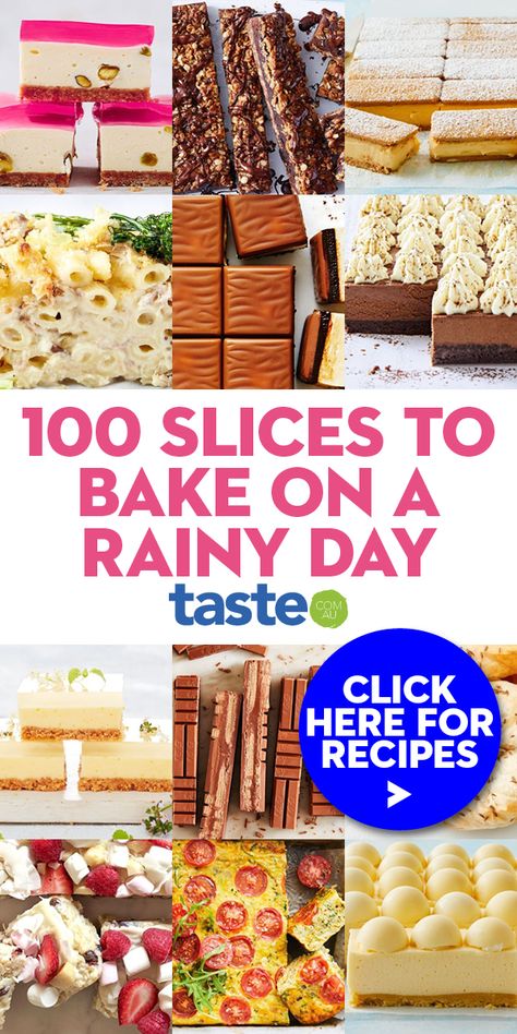 Cake Slices Ideas, Savoury Slices Recipes, Best Slice Recipes, Chocolate Slice Recipe, Easy Slices Recipes, Jelly Slice Recipe, Sweet Tray Bake Recipes, Slice Bread Recipes, Easy Slice Recipes