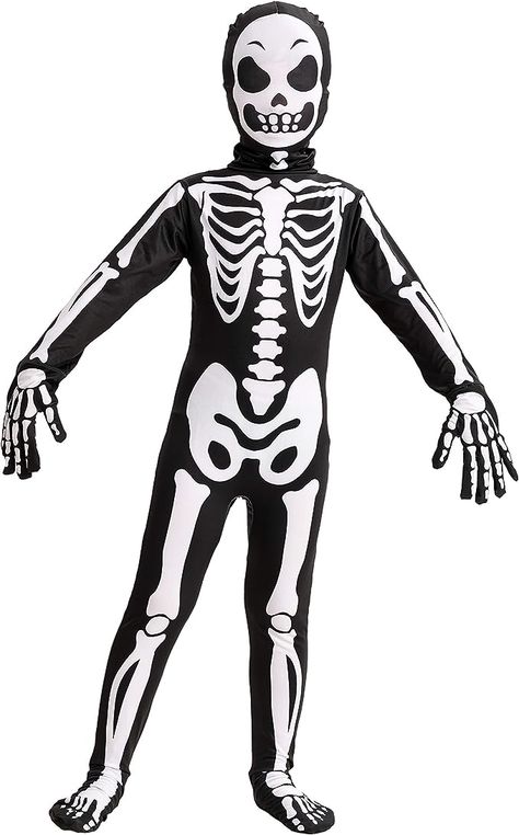 Spooktacular Creations Boy Scary Creepy Skeleton Costume, Skelebones Costume, Bone Jumpsuit, Kids Halloween Dress Up Spirit Costume, Spirit Halloween Costumes, Cat Skeleton, Girls Winter Hats, Halloween Express, Skeleton Costume, Matching Costumes, Halloween Costume Contest, Boy Halloween Costumes