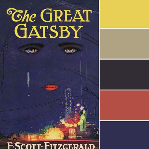 1920s Colour Palette, Poster Color Pallete, The Great Gatsby Color Palette, 20s Color Palette, Old Hollywood Glamour Color Palette, Roaring 20s Color Palette, Book Cover Color Palette, Great Gatsby Color Palette, Gatsby Color Palette