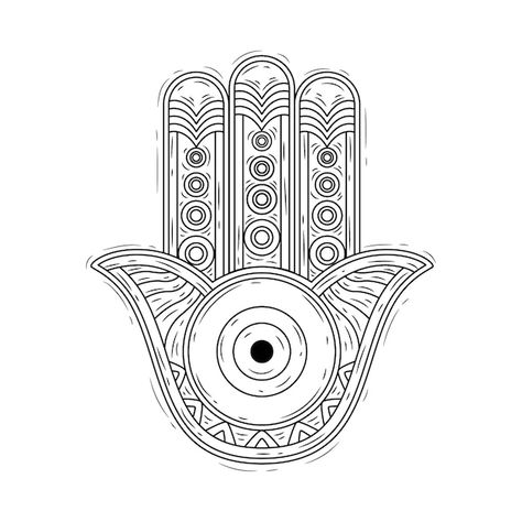 Evil Eye Hand Drawing, Hand Icon, Evil Eye Hand, Evil Eye Symbol, Drawn Icons, Occult Symbols, Eye Symbol, Vector Hand, Tattoo Inspo