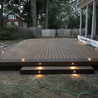 Ground Level Deck Ideas, Designs & Pictures | Composite, No Railing | Page 2 | Decks.com Ground Level Deck Ideas, Ground Level Deck, Boho Deck, Summer Deck, Floating Deck, Patio Deck Designs, Wooden Deck, Deck Designs Backyard, التصميم الخارجي للمنزل