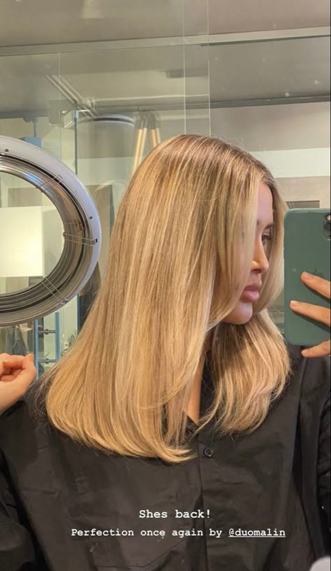 Long Layers Haircut Short Length, Soft Perimeter Haircut, Blonde Long Bob Straight, Unlayered Hair, Face Framing Pieces Straight Hair, Medium Length Straight Blonde Hair, Mid Length Haircut Blonde, Later Haircut, Middle Long Haircut