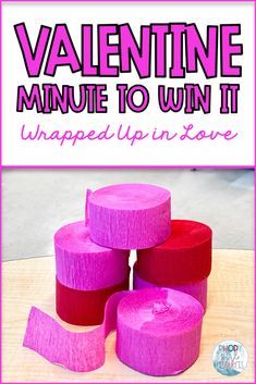 Kids Valentine Party, Valentines Class Party, Valentine's Day Party Games, Valentine Party Game, Kindergarten Valentines, Valentines Games, Minute To Win It Games, Class Valentines, Minute To Win