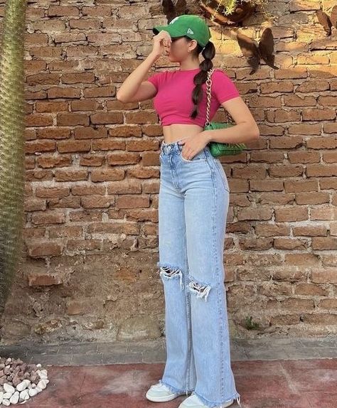 Latina Fashion Outfits, Casual College Outfits, Quick Outfits, Everyday Fashion Outfits, Fashion Mistakes, Casual Day Outfits, Aesthetic Fits, Baggy Pants, Easy Trendy Outfits