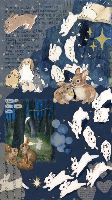 #bunny #rabbit #stars Bunny Theme Wallpaper, Bunny Phone Wallpapers, Sea Bunny Wallpaper, Rabbit Aesthetic Wallpaper, Rabbit Wallpaper Iphone, Blue Bunny Wallpaper, Rabbit Wallpaper Aesthetic, White Rabbit Wallpaper, Bunny Aesthetic Wallpaper