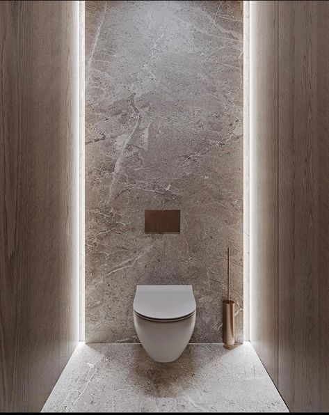 تصميم دورة مياه, Small Downstairs Toilet, Toilette Design, Luxury Toilet, Toilet Room Decor, Small Toilet Room, Restroom Design, تصميم داخلي فاخر, Bathroom Inspiration Modern