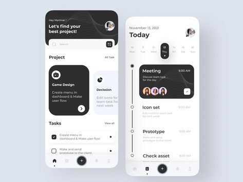 Application Ui Design, Task Management App, To Do App, Sejarah Asia, App Inspiration, Ux App Design, App Design Layout, Ui Design Trends, Ui Ux App