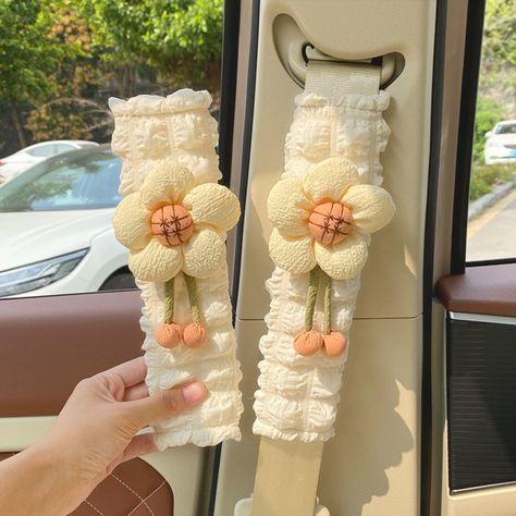 Crochet car seat cover