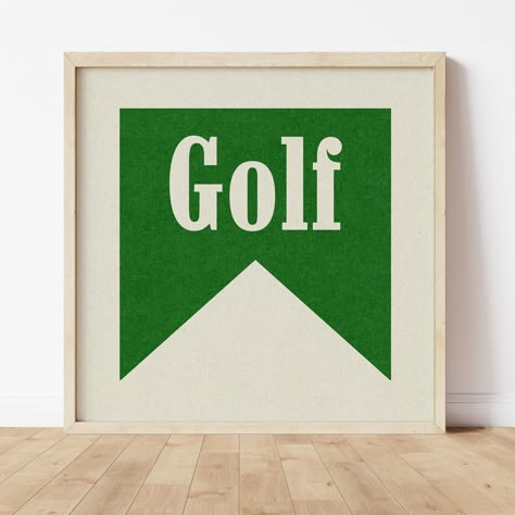 Golf House Decor, Boy Golf Nursery, Golf Campaign, Square Typography, Golf Date, Golf Nursery, Golf Studio, Golf Wall Decor, Golf Office