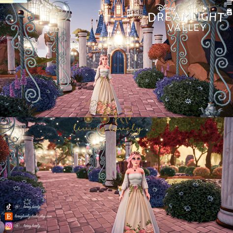 Disney dreamlight valley build castle walk up Dreamlight Valley Castle House, Beasts Castle Dreamlight Valley, Dreamlight Valley Castle Ideas, Disney Dreamlight Valley Beauty And The Beast Castle, Dreamlight Valley Beast Castle, Dreamlight Valley Beauty And The Beast, Disney Dreamlight Valley Castle, Dreamlight Valley Outfit Ideas, Dreamlight Valley Outfit