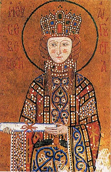 Byzantine Fashion, Mosaic Portrait, Byzantine Mosaic, Eastern Roman, Byzantine Empire, Byzantine Art, Hagia Sophia, Mini Mini, Medieval Art