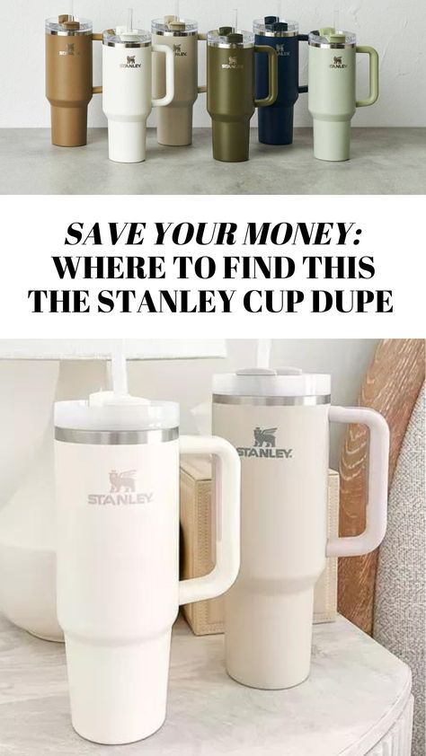 Stop scrolling… I found the best Stanley cup dupe on the internet & it’s a fraction of the price! Plus, you can find every limited edition, exclusive, sold out color! Best Stanley Cup Colors, Cheap Stanley Cup, Stickers On Stanley Cup, Standly Cups, Stanley Cup Colors, Stanley Cup Aesthetic, Stanley Mug, Yass Queen, Stanley Brand