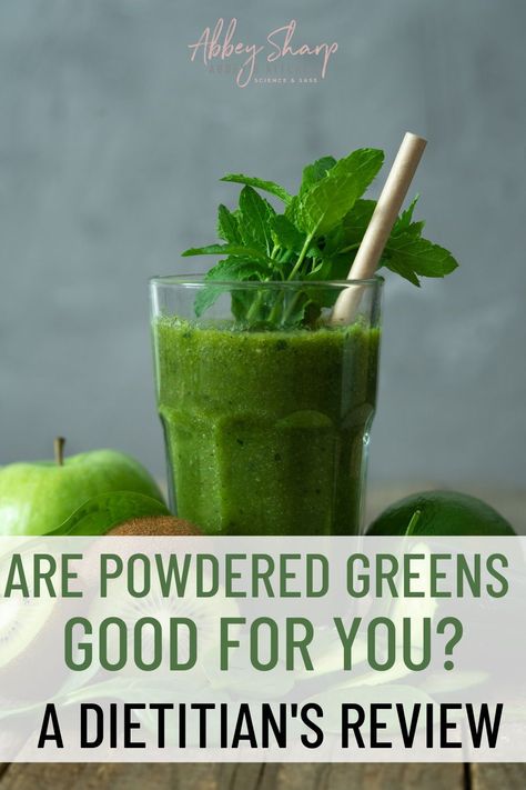 Are powdered greens good for you or are they all hype? We break down the evidence and discuss the benefits and risks of green powders and if they are worth the investment. Green Powder Benefits, Best Greens Powder, Healthy Food Habits, Nutrition Articles, Mushroom Powder, Green Powder, Intuitive Eating, Digestive Enzymes, Living A Healthy Life