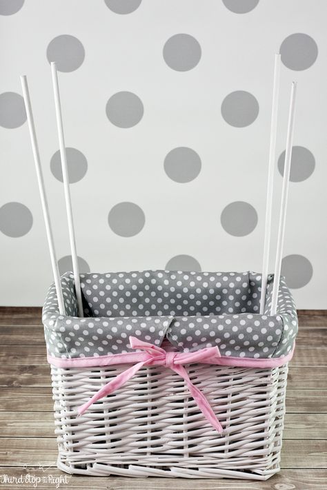 Make a Hot Air Balloon Gift Basket| Third Stop on the Right How To Make A Hot Air Balloon Gift Basket, Hot Air Balloon Hamper, Diy Air Balloon Basket, How To Make A Hot Air Balloon Basket, Baby Shower Hot Air Balloon Gift Baskets, Hot Air Balloon Gift Basket Diy, Hot Air Balloon Baby Shower Gift, Diy Hot Air Balloon Basket, Air Balloon Gift Basket