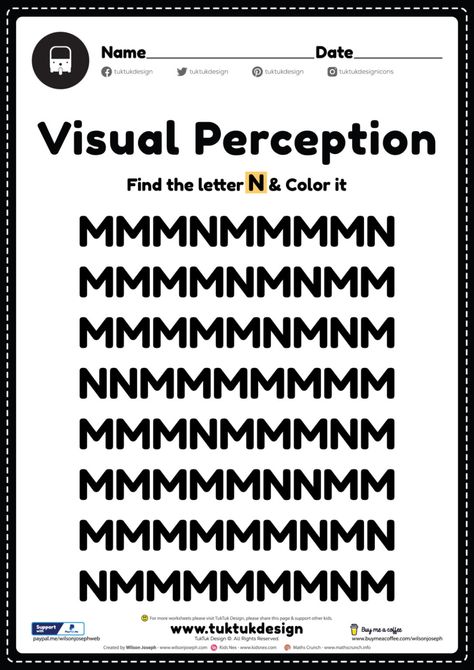 Visual Perceptual Worksheets, Visual Attention Activities, Visual Attention Worksheets, Vision Therapy Activities, Perceptual Activities, Concentration Activities, Visual Perceptual Activities, Visual Perception Activities, Cognitive Activities