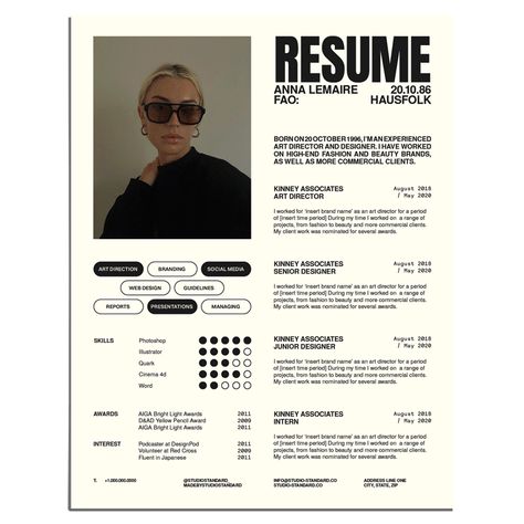 Products – tagged "Product Type_Resume" – Studio Standard Cv Original Design, Unique Resume Design, Cv Website, Cv Original, It Cv, Unique Resume, Cv Inspiration, Graphic Design Cv, 포트폴리오 레이아웃