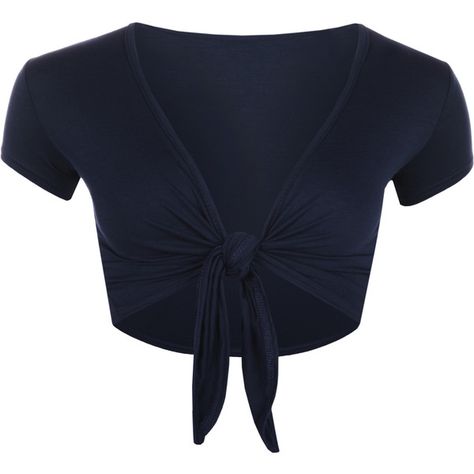 WearAll Short Sleeved Tie Up Crop Top ($8.71) ❤ liked on Polyvore featuring navy blue Tie Up Crop Top, Tie Up Top, Shrug For Dresses, Casual Tie, Shrug Cardigan, Cover Beachwear, Short Sleeve Cardigan, Womens Tie, Cropped Cardigan