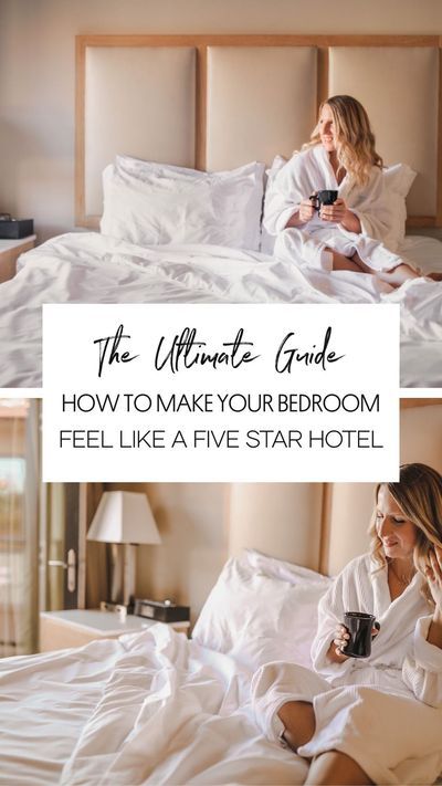 Hotel Like Guest Bedroom, Five Star Hotel Room Interior Design, Make Bed Like Hotel, Hotel Style Bedding, Colors Bedroom, Guest Bedroom Design, Hotel Sheets, Bedroom Upgrade, Room Hacks