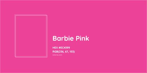 About Barbie Pink Color - Color codes, similar colors and paints Barbie Pink Hex Code, Barbie Paint Colors, Barbie Color Palette Code, Barbie Pink Pantone, Barbie Pink Palette, Barbie Pink Paint Color, Barbie Pallete Color, Barbie Pink Color Palette, Pink Paint Colors Behr