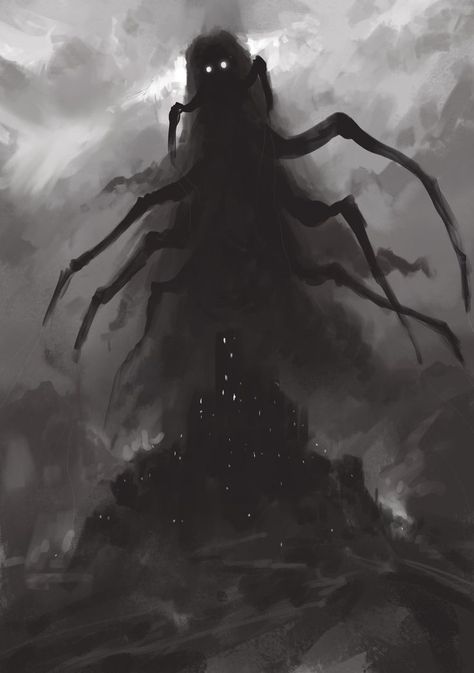 Necromancy Creatures, Poltergeist Art, Cosmic Horror Aesthetic, Famine Aesthetic, Eldritch Horror Aesthetic, Eldritch Art, Shadow Monsters, Alain Pokemon, Drawing Horror