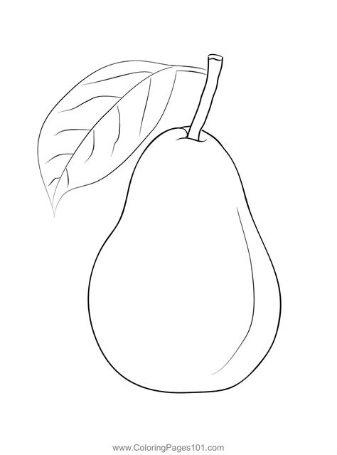 Pears 2 Coloring Page for Kids - Free Pear Printable Coloring Pages Online for Kids - ColoringPages101.com | Coloring Pages for Kids Pear Drawing, Autumn Crafts, Free Kids, Printable Coloring, Printable Coloring Pages, Coloring Pages For Kids, Coloring Page, Free Printable, Free Printables