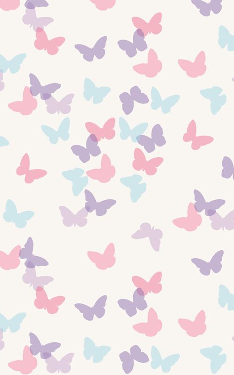 Butterfly Room Wallpaper, Cute Design Background, Little Kids Wallpaper, Kids Background Templates, Kid Widgets, Cute Designs Wallpaper, Pretty Purple Aesthetic, Pastel Butterfly Wallpaper, Cute Wallpaper Backgrounds Pattern