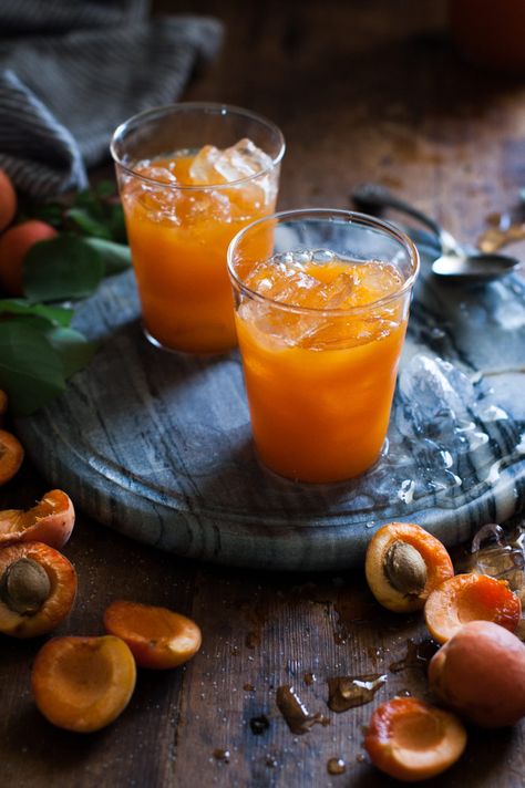 Drinkable Potions, Apricot Nectar, Peanut Butter Banana Smoothie, Beverage Photography, Recipe Tutorial, Flat Photo, Punch Recipes, Drinks Recipes, Peanut Butter Banana