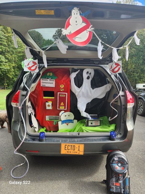 Ghostbuster Trunk Or Treat, Ghostbuster Trunk Or Treat Ideas, Ghostbusters Trunk Or Treat Ideas, Ghostbusters Trunk Or Treat, Trunker Treat Ideas, Trunk Or Treat Ideas, Witch Shoes, Treat Ideas, Ghost Busters