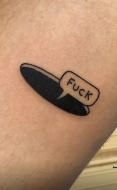 Simple Car Tattoo Ideas, Anger Issue Tattoo, Goth Boy Clique Tattoo, Nobody Tattoo, Lurking Class Tattoo, Dilligaf Tattoo, Antisocial Tattoo, Small Old School Tattoo, Impulsive Tattoos