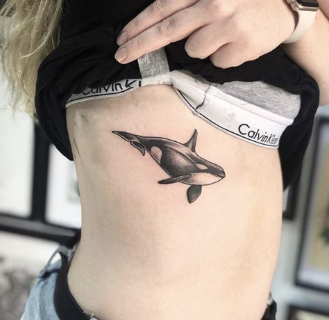 Orca Whale Tattoo, Killer Whale Tattoo, Orca Tattoo, Ray Tattoo, Whale Tattoo, Tattoo Dotwork, Whale Tattoos, Orca Whale, Geniale Tattoos