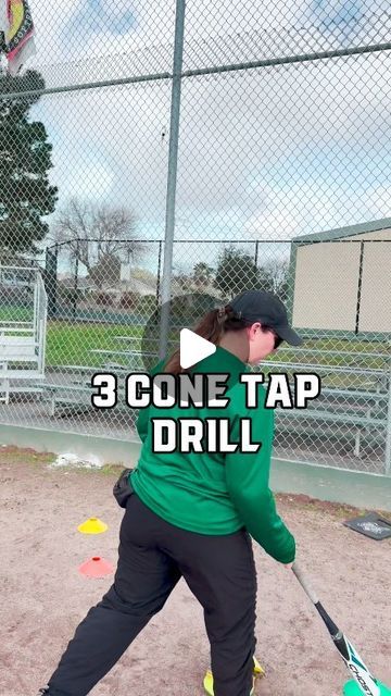 Lunging and chopping down at the ball.  This is one of the most common flaws for many youth ball players, especially in softball.  This i... | Instagram 8u Softball Drills, Softball Drills, Softball Training, Athletic Supporter, March 20, Work Ideas, Kids' Room, Drills, Softball