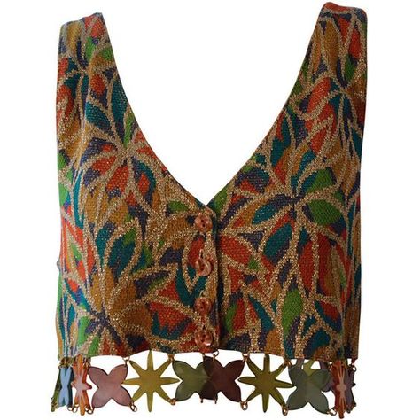 Colorful Hippie Outfits, Brown Vest Outfit, Vest Colorful, Brown Waistcoat, Looks Hippie, Ropa Upcycling, Colorful Vest, Mode Hippie, Estilo Hippie