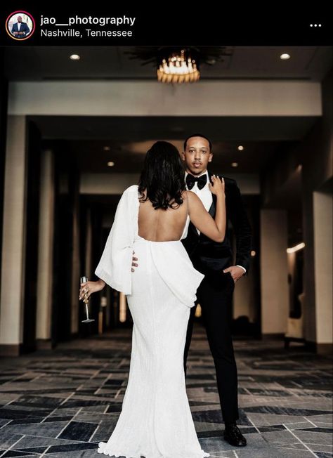 Intimate Wedding Black Couple, Black Wedding Poses, Boss Couple Photoshoot, Black Couples Photoshoot Poses, Hotel Couple Photoshoot, Black Couples Engagement Pictures, Black Wedding Photography, Black Couple Engagement Photoshoot, Power Couple Photoshoot