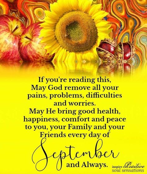 Welcome September!🤗💙💙 Welcome September Images, Happy New Month September, New Month Greetings, September Blessings, Money Quotes Funny, Godly Messages, New Month Wishes, September Images, Motivational Bible Quotes