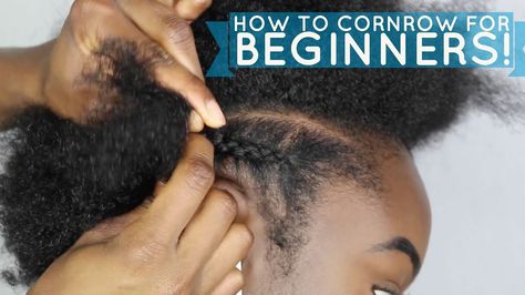 How to braid/cornrow FOR BEGINNERS! - https://blackhairinformation.com/video-gallery/how-to-braidcornrow-for-beginners/ Cornrow For Beginners, Short Haircuts Black Hair, Natural Hair Journey Tips, Hair Journey Tips, Hair For Beginners, Braid Your Own Hair, Black Natural Hair Care, Two Braid Hairstyles, How To Braid