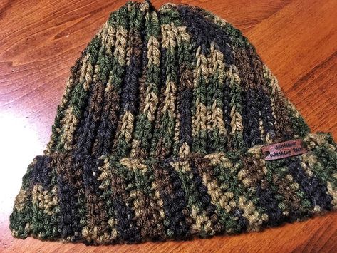 Camo Crochet, Camo Beanie, Beanie Hat Pattern, My Nephew, Crochet Beanie, Hat Pattern, Beanie Hat, Beanie Hats, Handmade Crochet